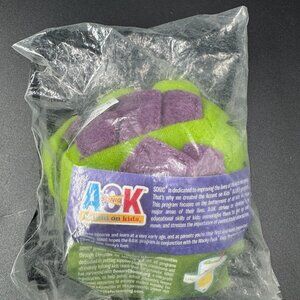 Sonic AOK Kids Plush Green & Purple Turtle Toy Hacky Sack?